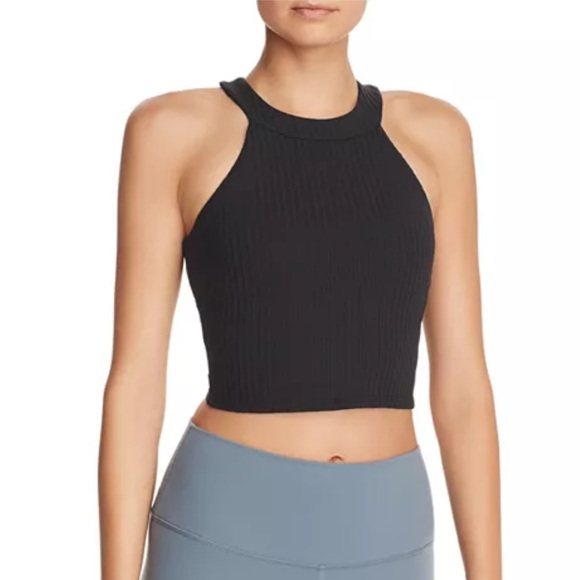 ALO Yoga Other - Like-new ALO Unite Rib-Knit Cropped Bra Tank - XS
